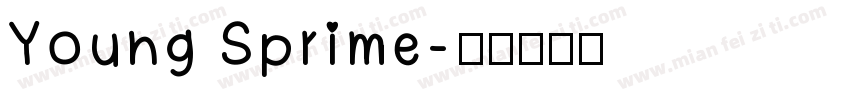 Young Sprime字体转换